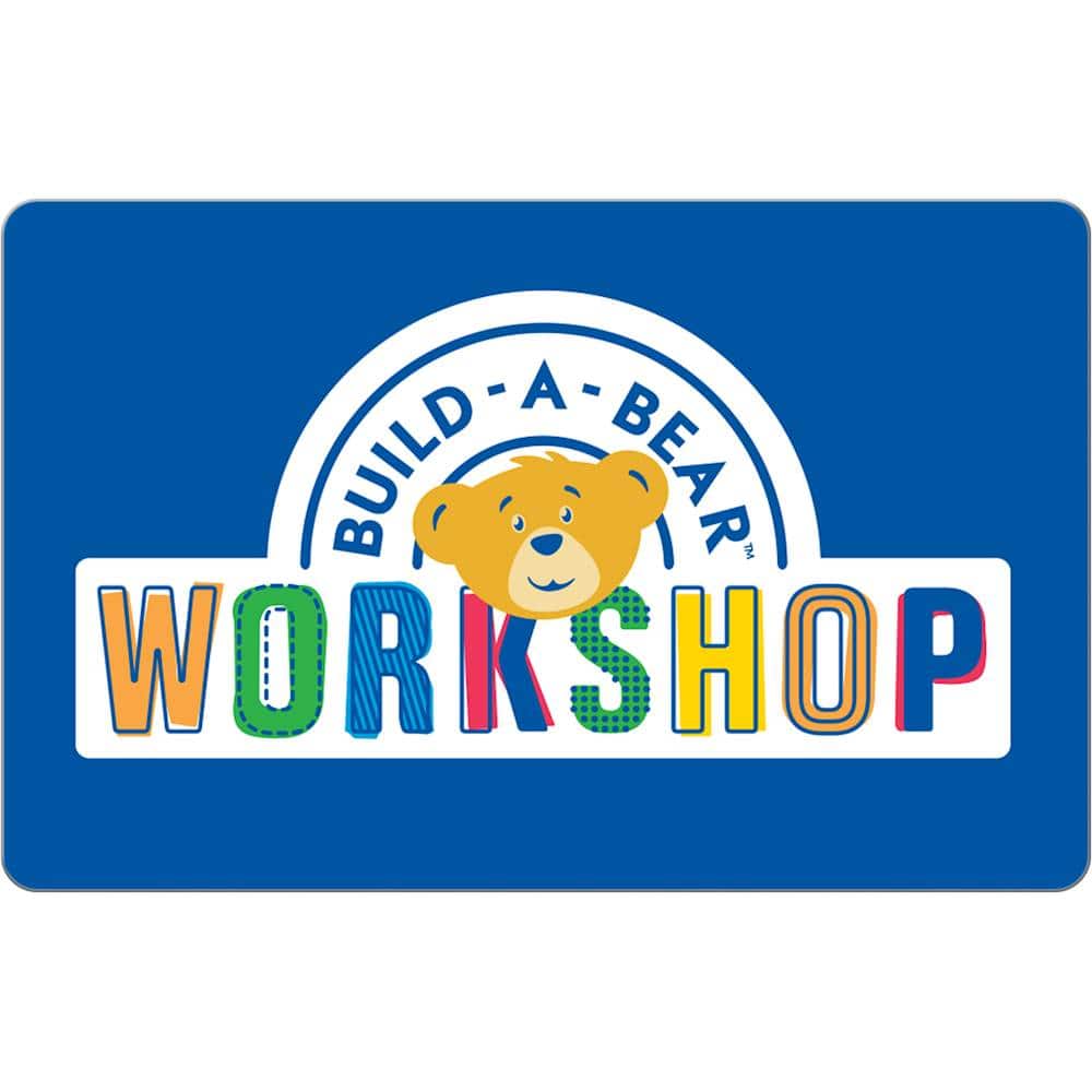 Front. Build A Bear - Workshop $50 Gift Card.