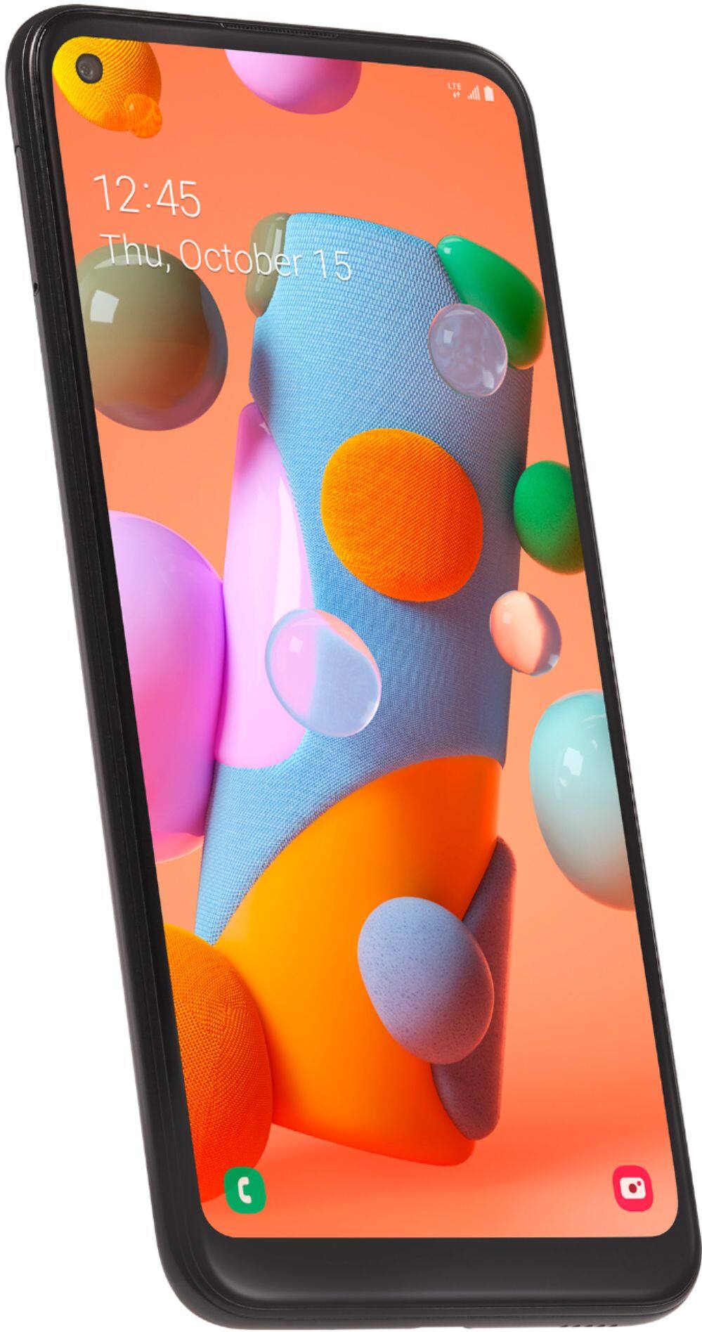 Alt View 1. Tracfone - Samsung Galaxy A11 Prepaid - Black.