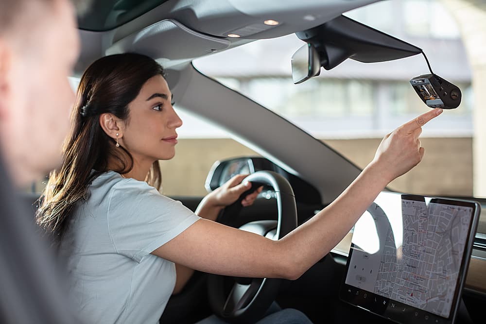 Alt View 18. Rexing - V1 Basic 1080p Front Dash Cam - Black.