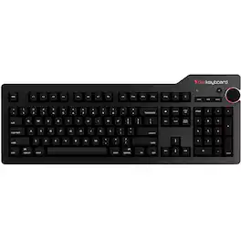 Das Keyboard - 4 Professional DASK4MACCLI Full-size Wired Mechnical Cherry MX Blue Clicky Keyboard for Mac