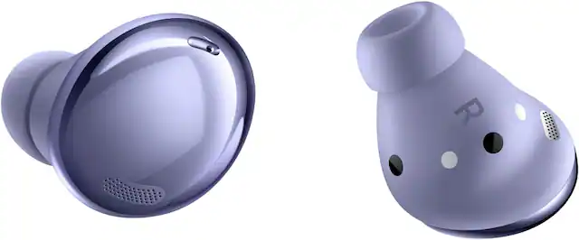 Front. Samsung - Galaxy Buds Pro True Wireless Earbud Headphones - Phantom Violet.
