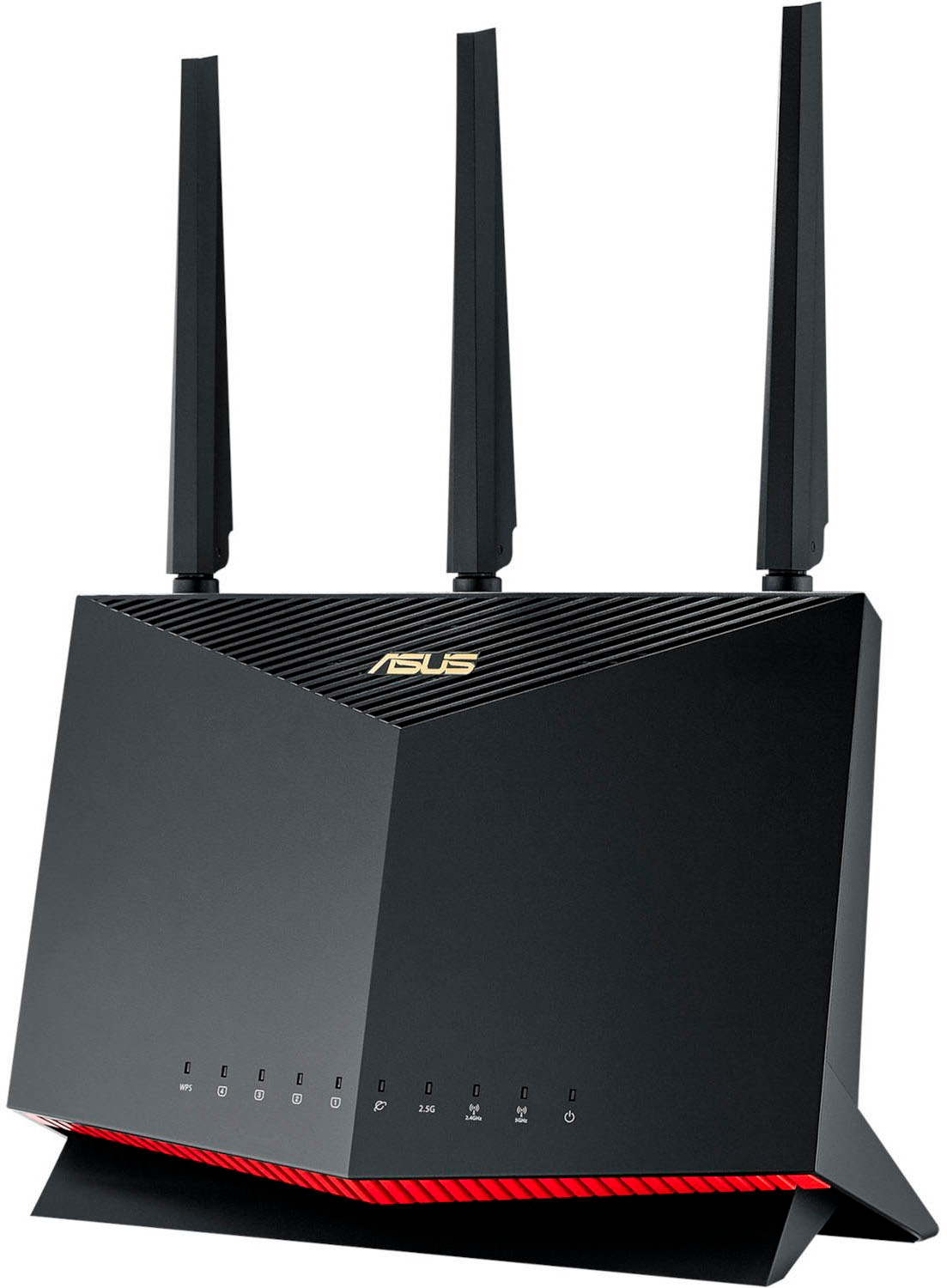 Inconvenience workshop Expression ASUS Dual Band WiFi 6 Gaming Router, 802.11ax, Mobile Game Mode, Free  Internet Security, Mesh WiFi support Black RTAX86U - Best Buy