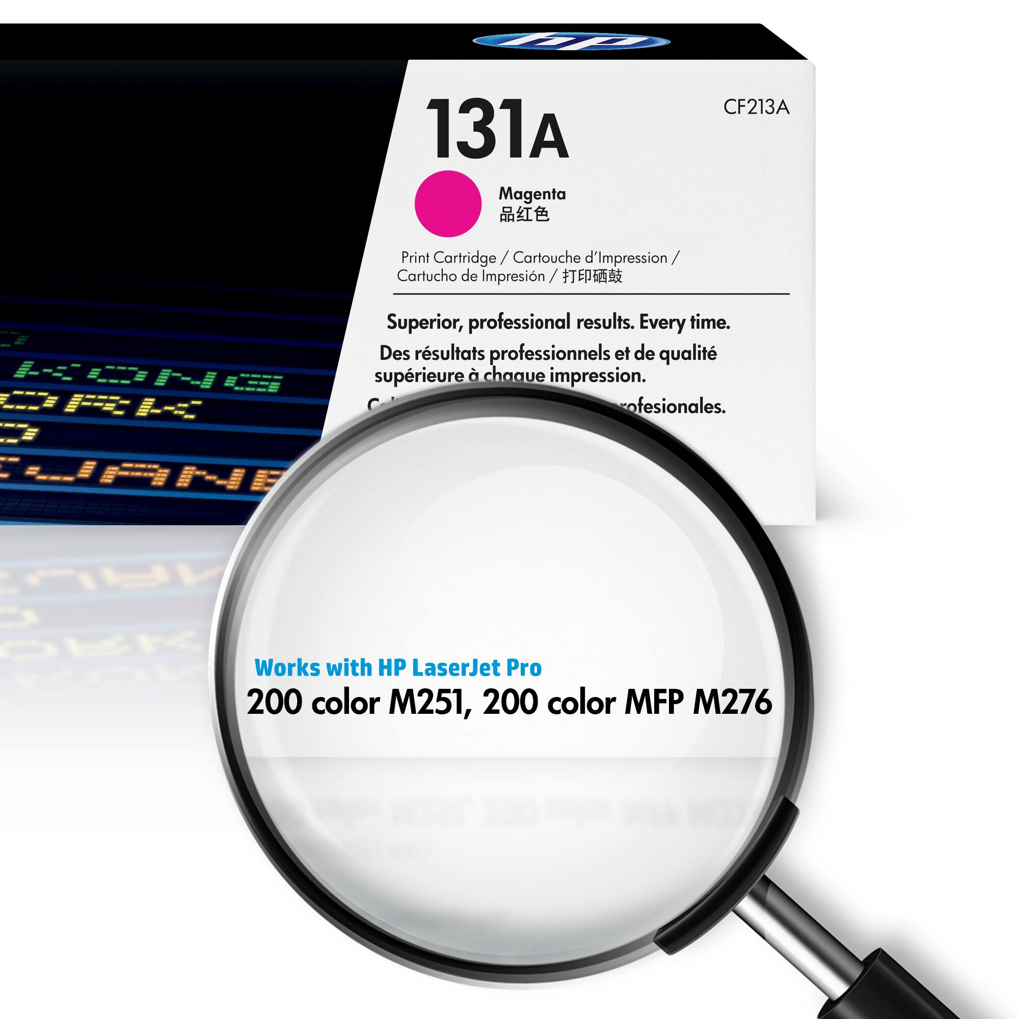 Alt View 1. HP - 131A Toner Cartridge - Magenta.