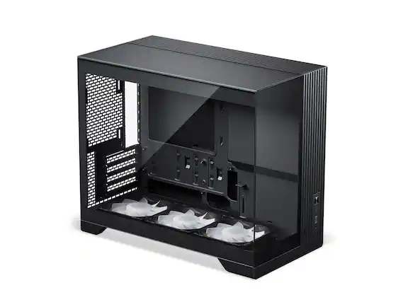 Front. Phanteks - Phanteks XT V3, Compact Micro-ATX Chassis, Tempered Glass, 3x 120mm D-RGB Fans, 360mm Radiator, Black - Black.
