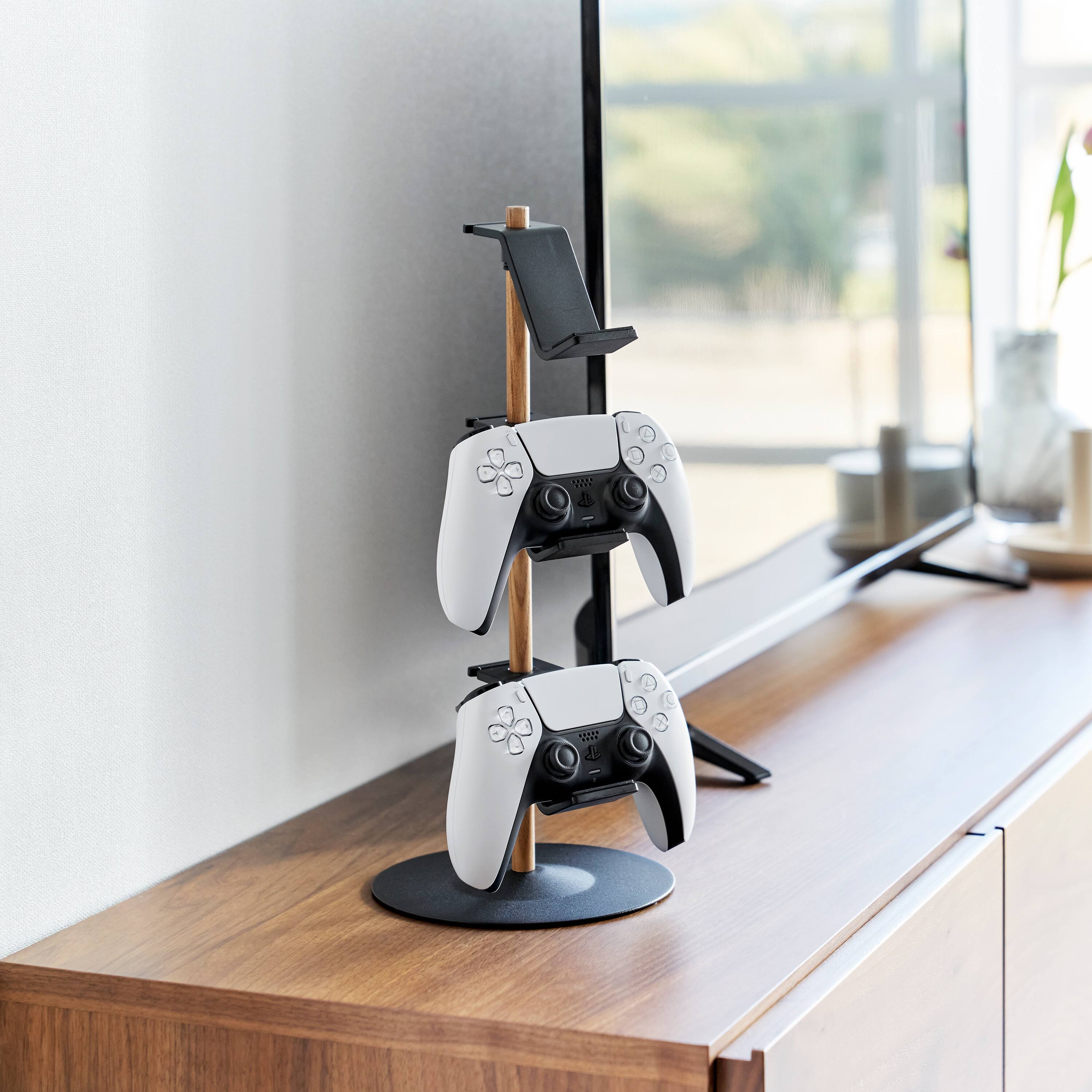 Alt View 10. Yamazaki Home - Controller Stand - Steel + Wood.