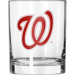 Logo Brands - Washington Nationals 14oz. Game Day Rocks Glass - Multicolor