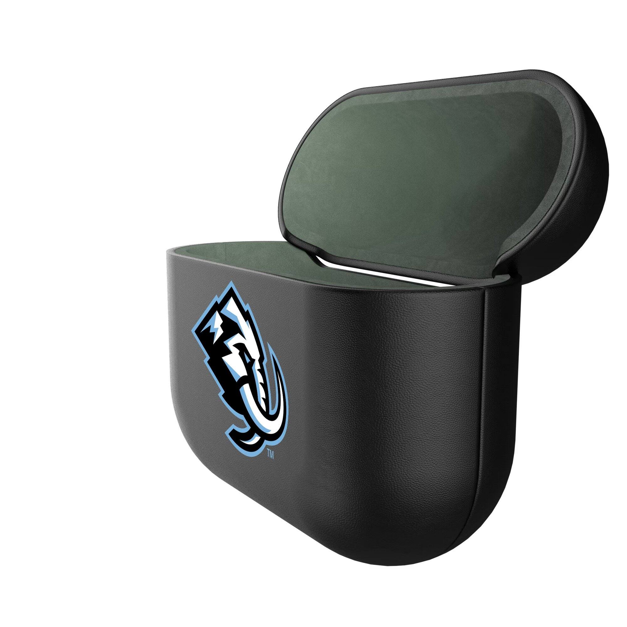 Alt View 2. Keyscaper - Utah Mammoth Utah Mammoth Insignia 3rd Generation AirPods Case Cover - Black.