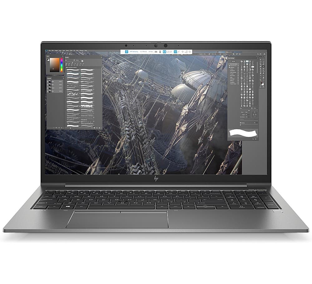 Angle View: HP ZBook Firefly 15 G7 Mobile Workstation - 32 GB Memory - 512 GB SSD