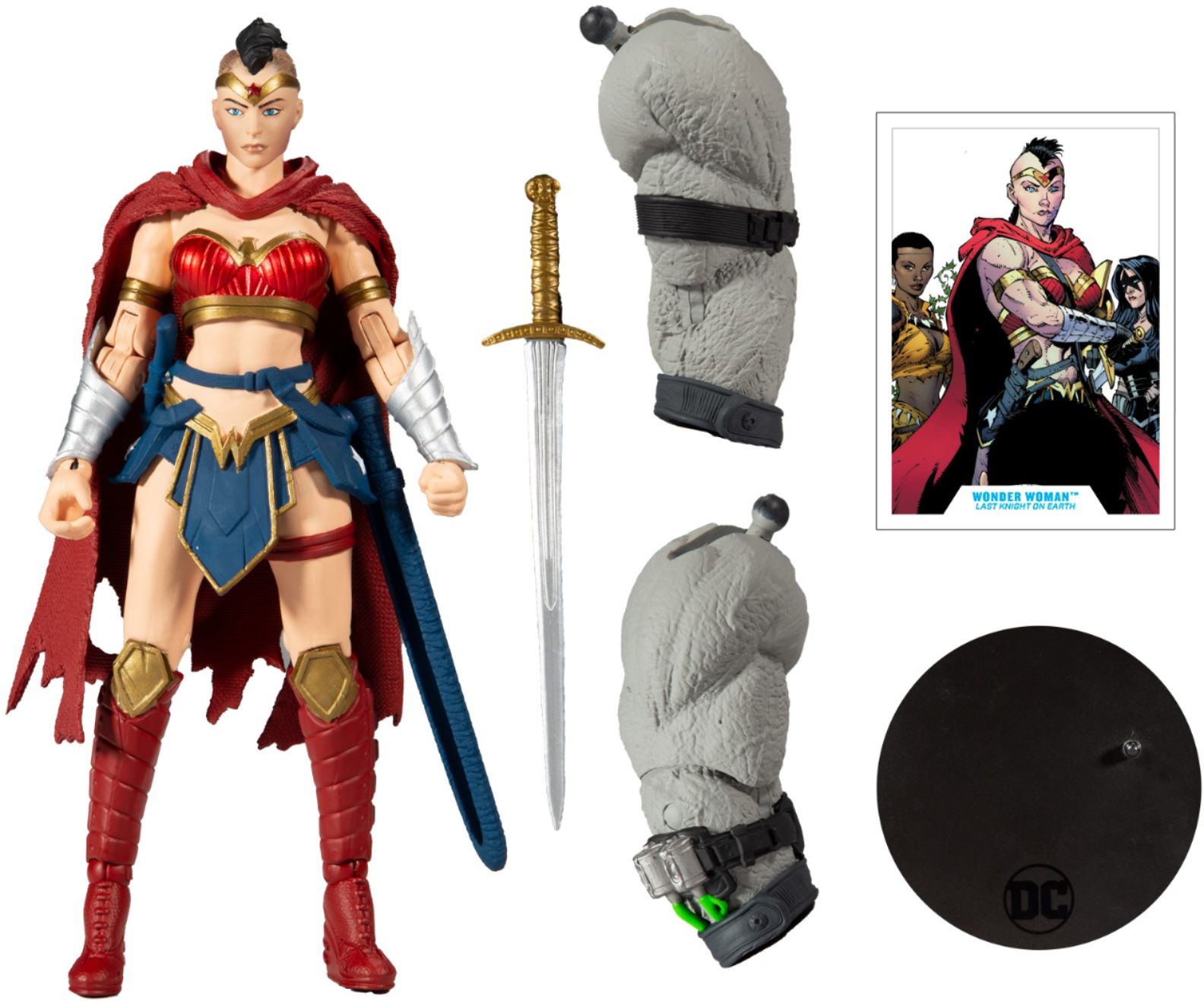 McFarlane Toys - DC Last Knight on Earth Build-A-Bane 7" Figure  - Wonder Woman - Multicolor