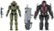 Front Zoom. Jazwares - Halo 4" Heroes and Villains Figures Master Chief vs Tovarus.