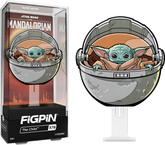 Front Zoom. CMD Collectibles - Star Wars: The Mandalorian - The Child in Pod 3" Collector FigPin.