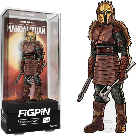 Front Zoom. CMD Collectibles - Star Wars: The Mandalorian - Armoror 3" Collector FigPin.