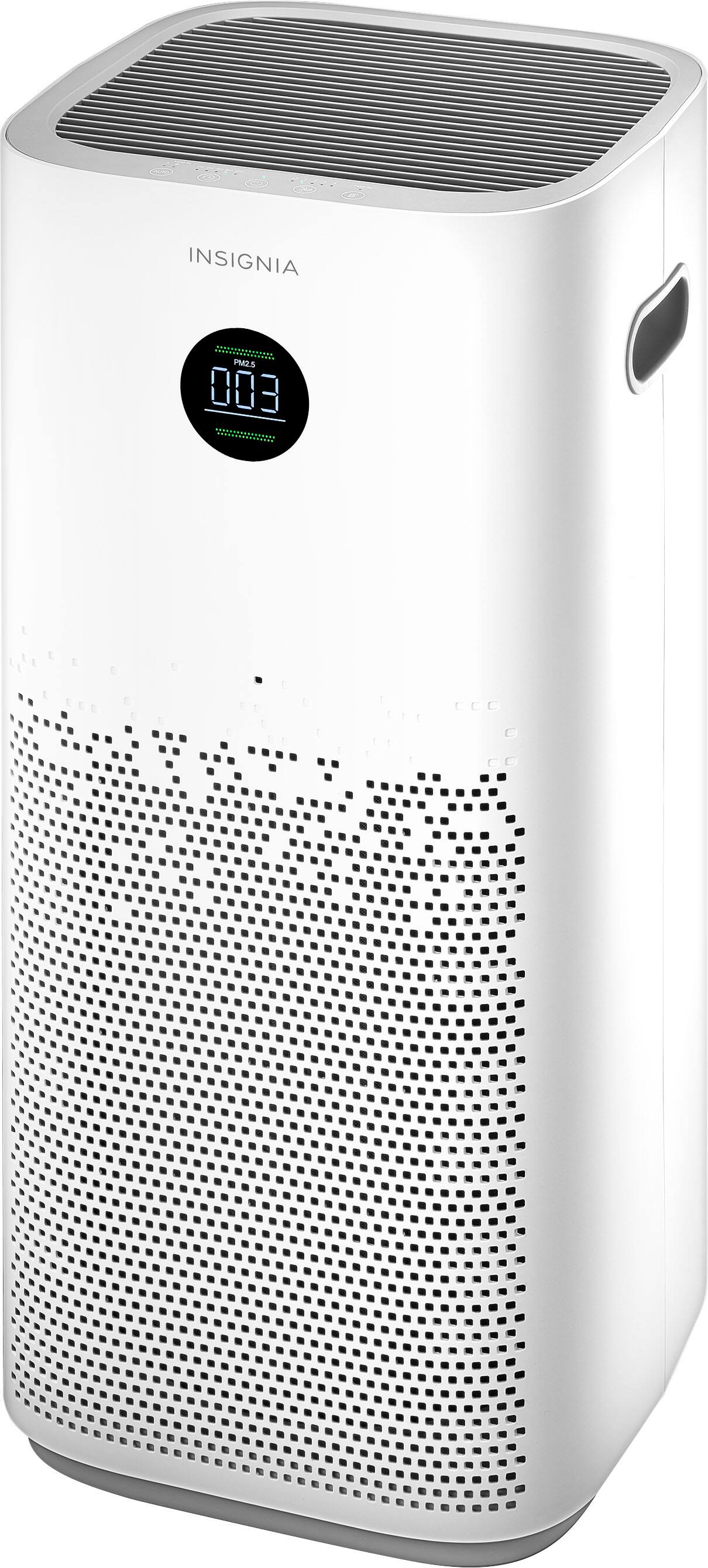 Front. Insignia™ - 497 Sq. Ft. HEPA Air Purifier with ENERGY STAR Certification - White.