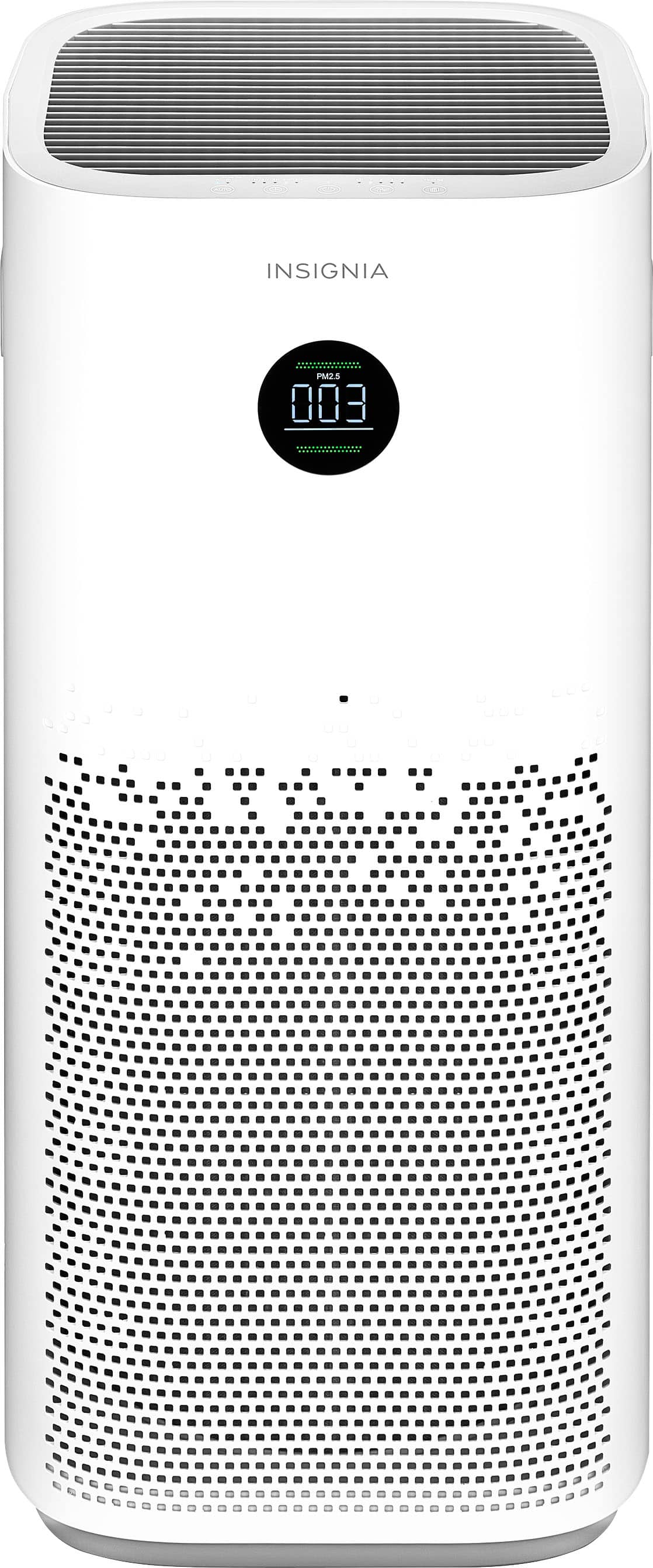 Insignia™ - 497 Sq. Ft. HEPA Air Purifier - White - Front_Zoom