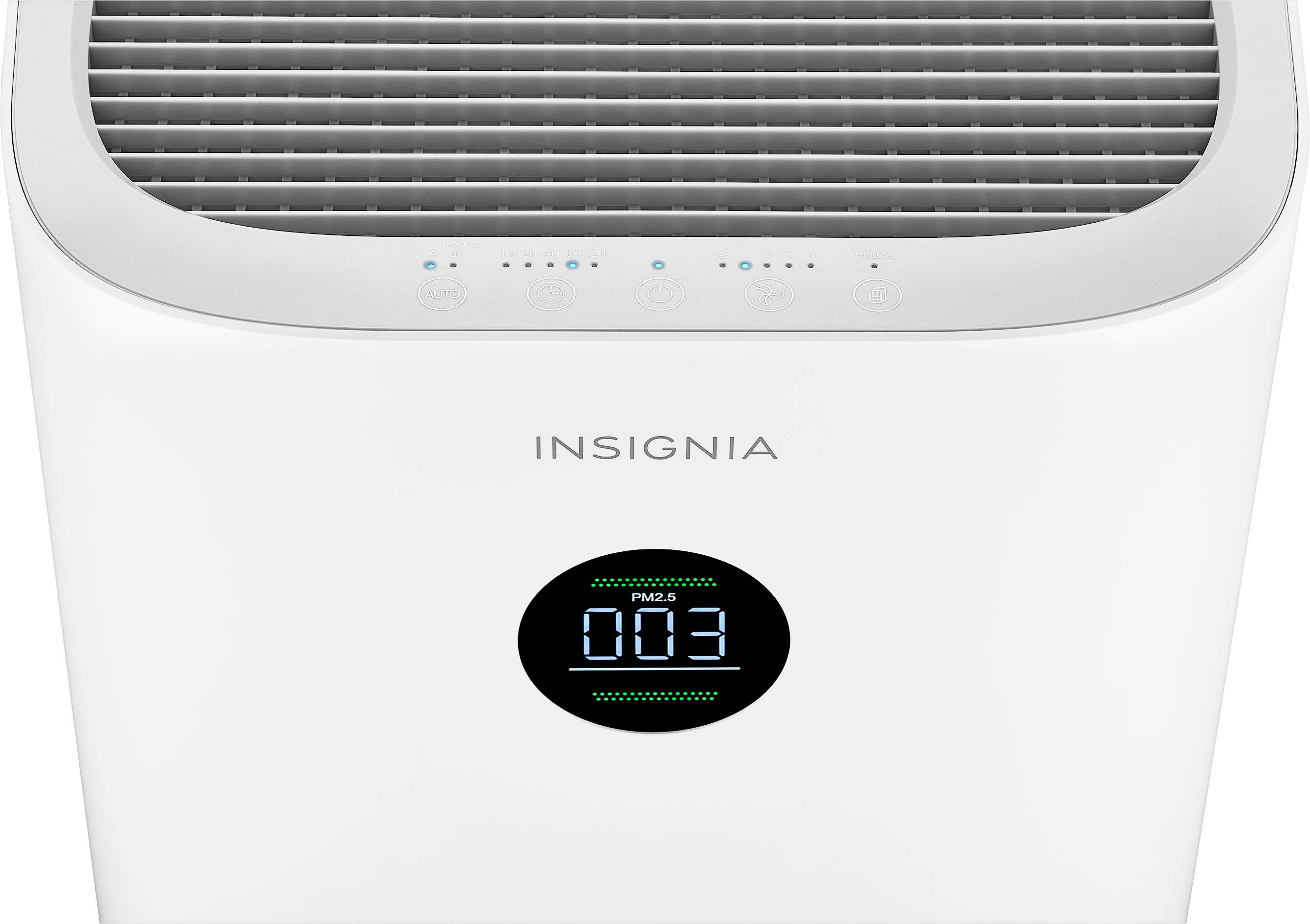 Alt View 15. Insignia™ - 497 Sq. Ft. HEPA Air Purifier with ENERGY STAR Certification - White.