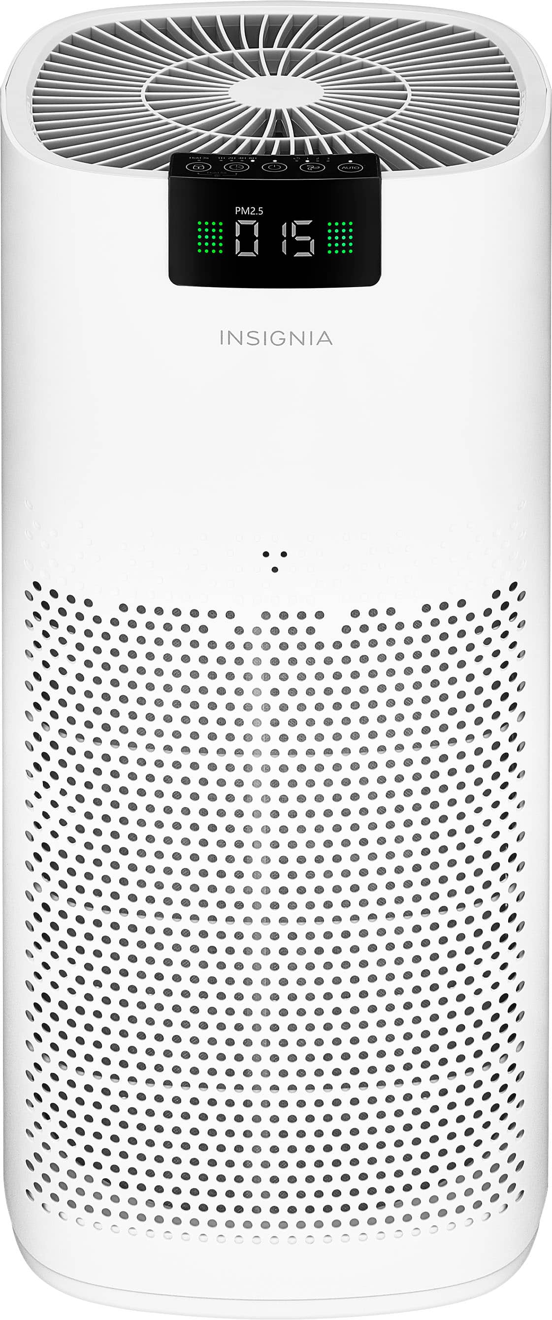 Insignia™ - 375 Sq. Ft. HEPA Air Purifier - White - Front_Zoom