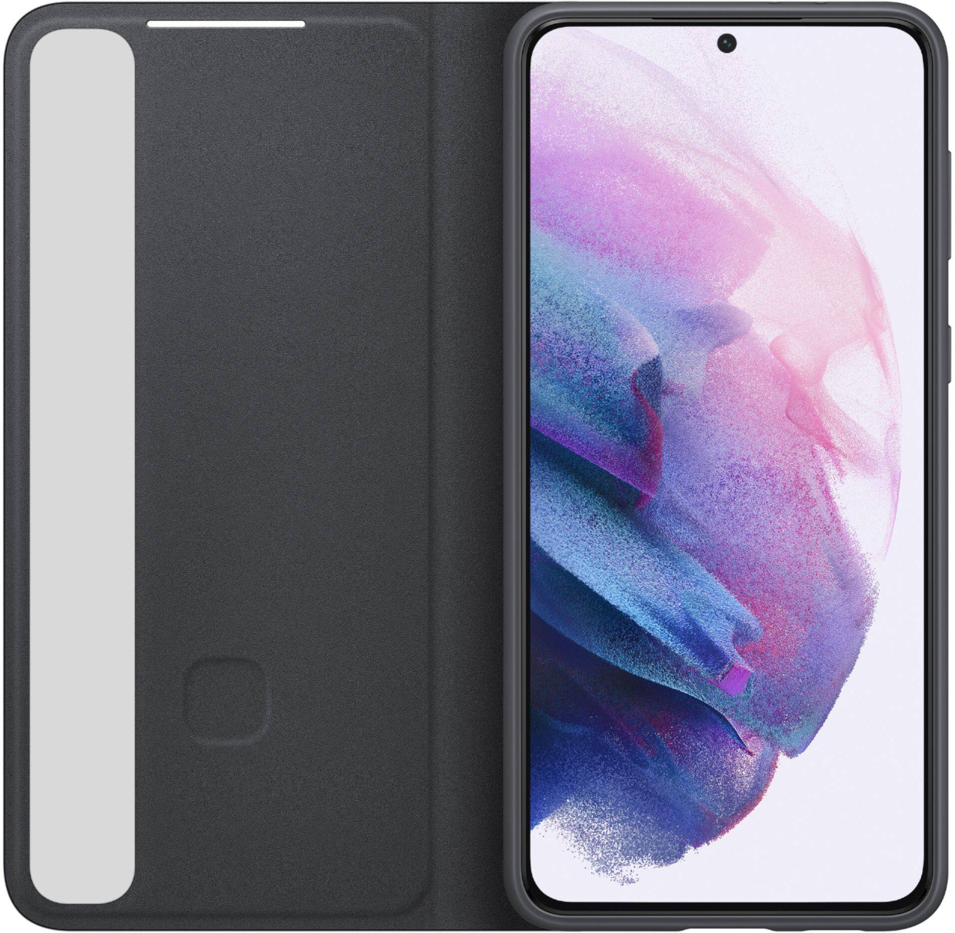 Alt View 13. Samsung - S-View Flip Cover for Galaxy S21+ - Black.