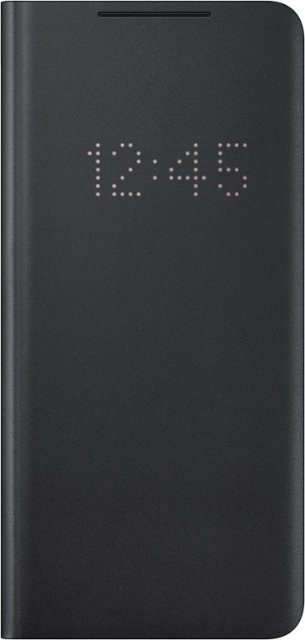 Samsung LED Wallet Cover for Galaxy S21 Ultra Black EF-NG998PBEGUS