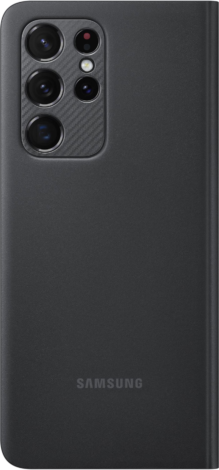 Samsung S View Flip Cover For Galaxy S21 Ultra Black Ef Zg998cbegus Best Buy