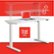 Angle Zoom. True Seating - Ergo Electric Height Adjustable Standing Desk - White.