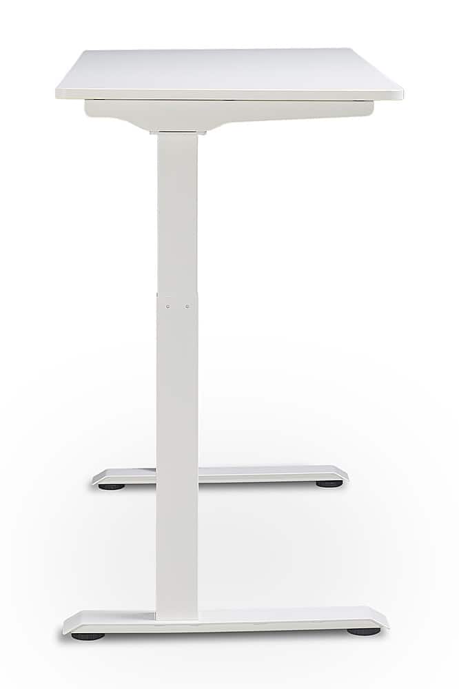 Alt View 11. True Seating - Ergo Electric Height Adjustable Standing Desk - White.