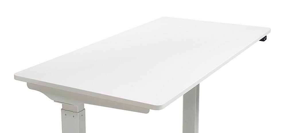 Alt View 13. True Seating - Ergo Electric Height Adjustable Standing Desk - White.