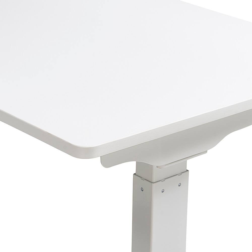 Alt View 14. True Seating - Ergo Electric Height Adjustable Standing Desk - White.