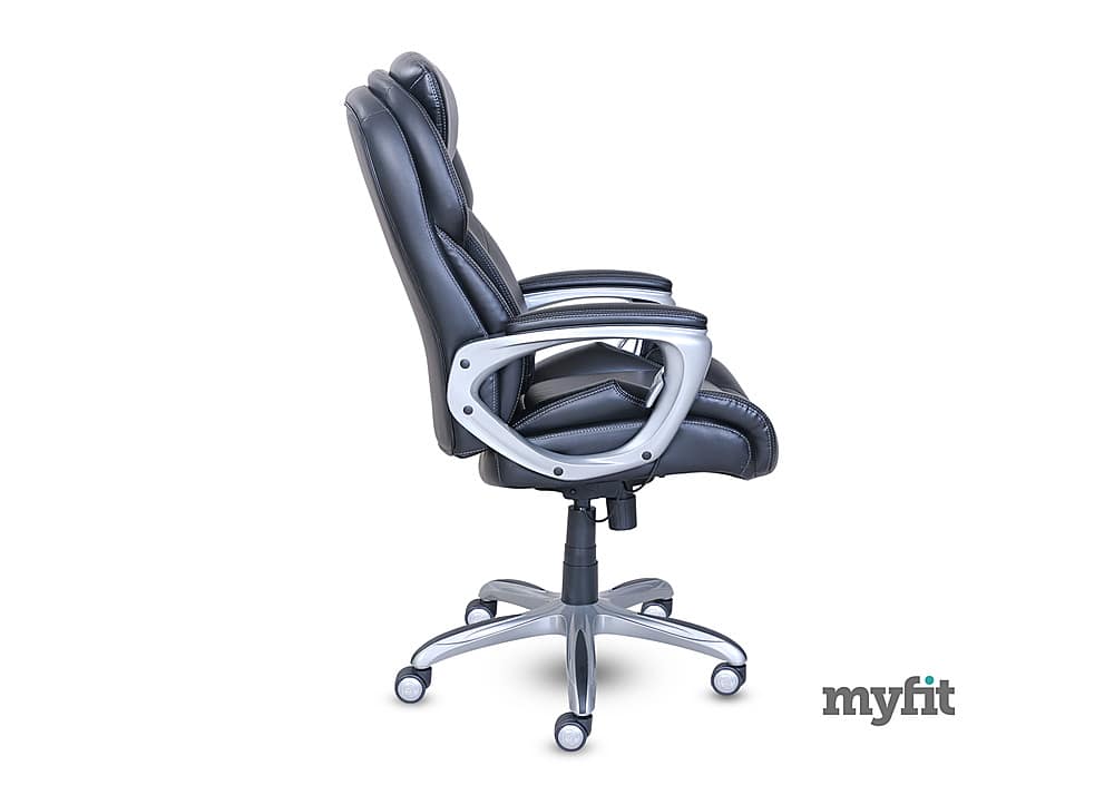 Serta My Fit Executive Office Chair with Active Lumbar Support Black