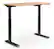 Left. Serta - Creativity Electric Height Adjustable Standing Desk - Light Brown.