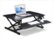 Angle Zoom. True Seating - Ergo Height Adjustable Standing Desk Converter, Large - Black.