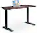 Angle. Serta - Creativity Electric Height Adjustable Standing Desk - Brown.