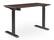 Alt View 12. Serta - Creativity Electric Height Adjustable Standing Desk - Brown.
