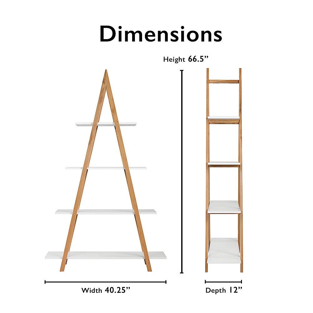Alt View 12. Universal Expert - Abacus Ladder Bookshelf - Oak.