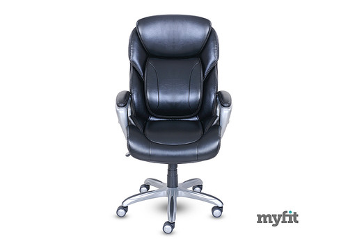 Serta - My Fit Executive Office Chair with Tailored Reach - Black