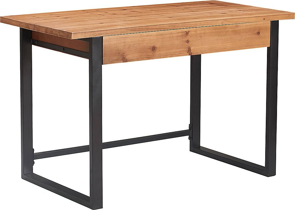 Angle. Serta - Leighton Writing Desk - Wood and Black.