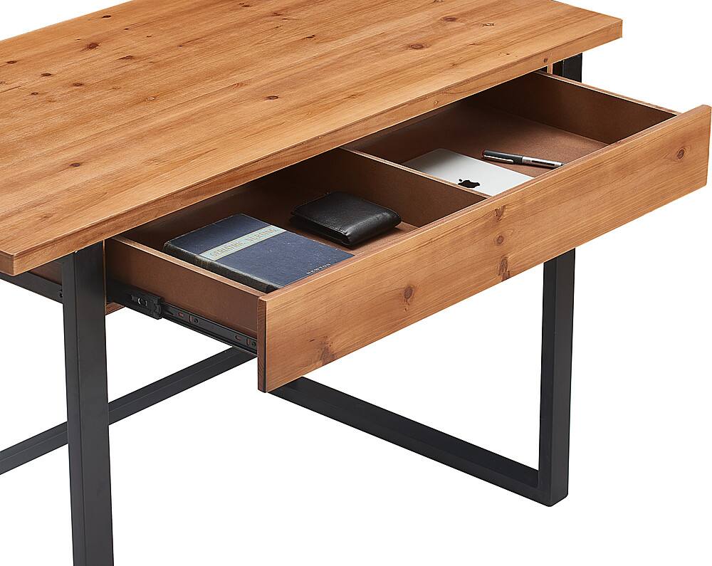 Alt View 15. Serta - Leighton Writing Desk - Wood and Black.