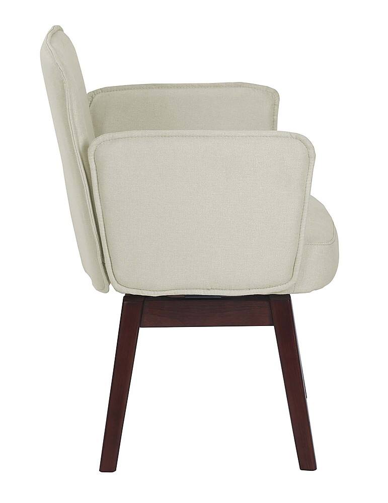 Best Buy Elle Decor Esme Home Office Chair Ivory 48219B