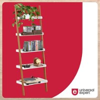 Universal Expert - Remus Ladder Bookshelf - Oak - Front_Zoom