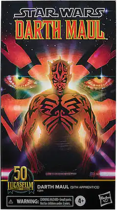 Front. Star Wars - The Black Series Darth Maul (Sith Apprentice).