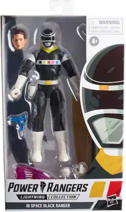 Power Rangers - Lightning Collection In Space Black Ranger Ranger Figure
