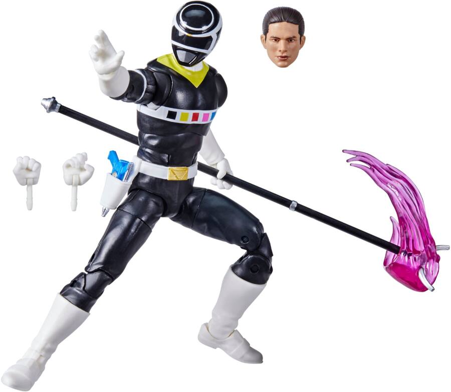 Power Rangers Lightning Collection In Space Black Ranger Ranger Figure ...