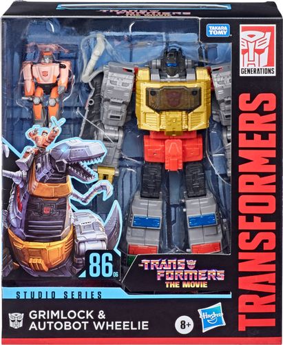 Transformers Studio Series 86-06 Leader The Transformers: The Movie Grimlock and Autobot Wheelie