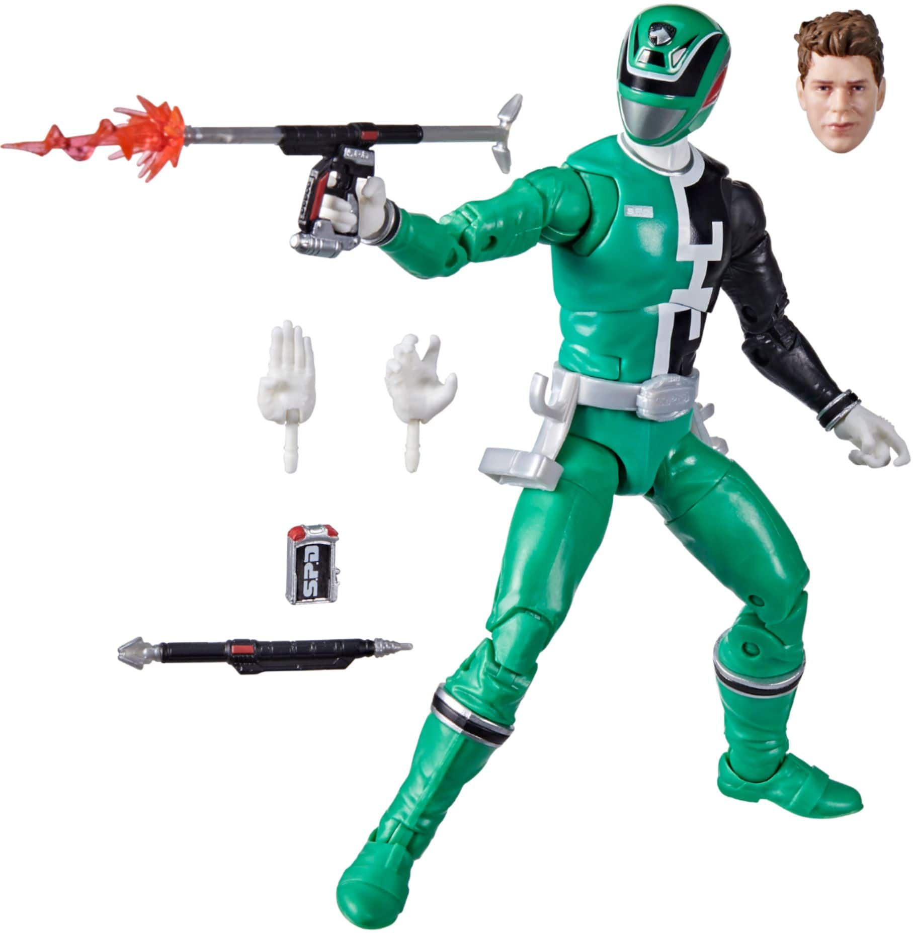 Best Buy: Power Rangers Lightning Collection S.P.D. Green Ranger Figure ...