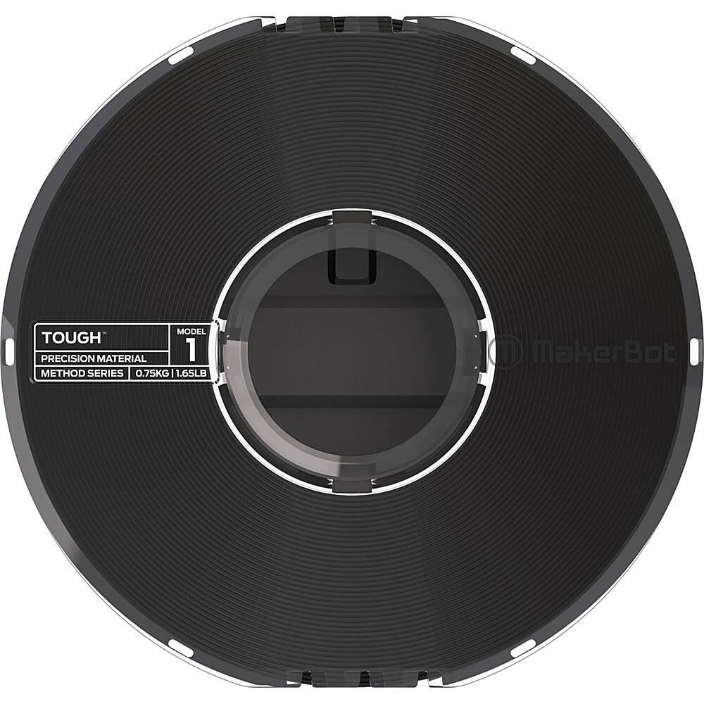 Front. MakerBot - 1.75mm Tough Precision Filament for Method - Black.