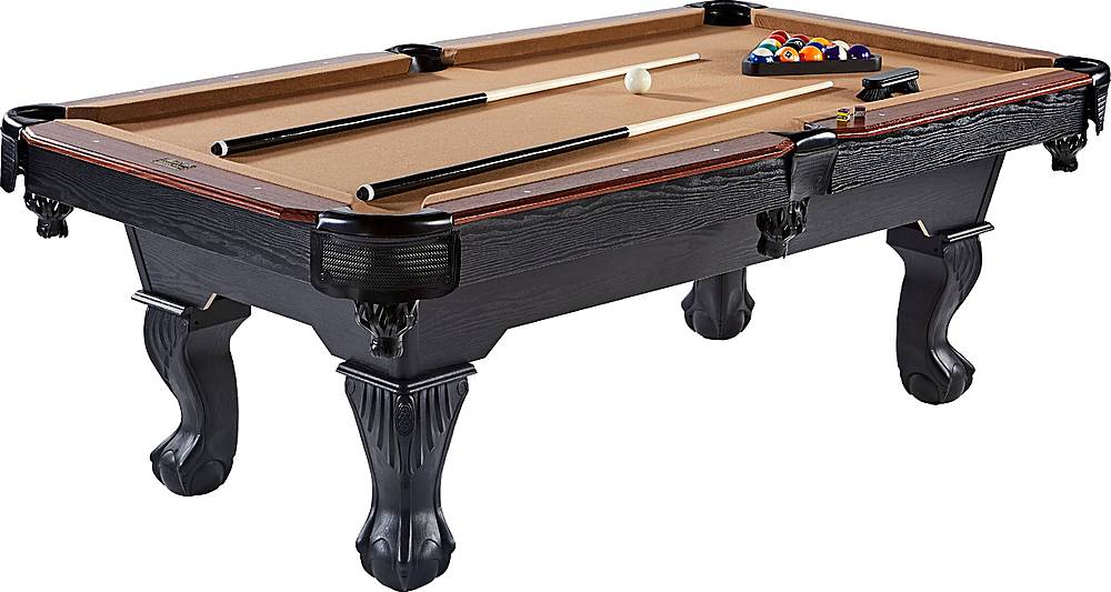 Angle View: Barrington - Belmont 90" Billiard Table - Beige/Brown