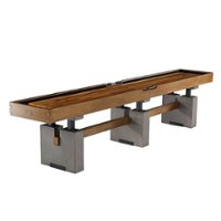 Barrington - Clyborne 12' Shuffleboard Table - Walnut - Angle_Zoom