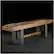 Alt View 11. Barrington - Urban Collection 9' Shuffleboard Table - Brown/Gray.