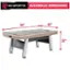 Alt View 11. MD Sports - Hinsdale Air Powered Hockey Table - Gray.