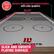 Alt View 13. MD Sports - Hinsdale Air Powered Hockey Table - Gray.