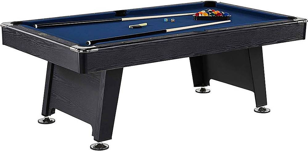 Angle View: Thornton - 84" Billiard Table - Blue/Black